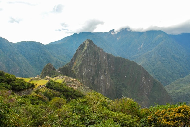 Machu Picchu un sanctuaire historique péruvien en 1981 et un site du patrimoine mondial de l'UNESCO en 1983 L'une des sept nouvelles merveilles du monde