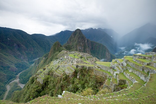 Machu Picchu, vue aérienne