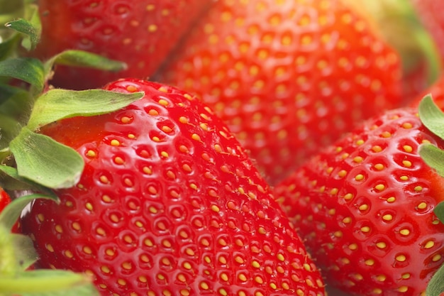 Macro de fraise