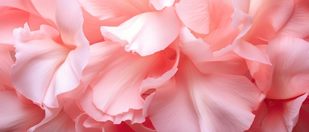 Macro de gladiolus avec des ondulations et des textures roses profondes Pétales de gladiolus de près capturant leur forme élégante AI Generative
