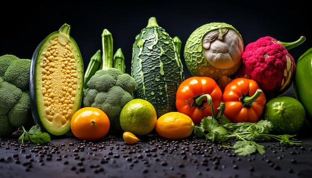 La macrophotographie des légumes