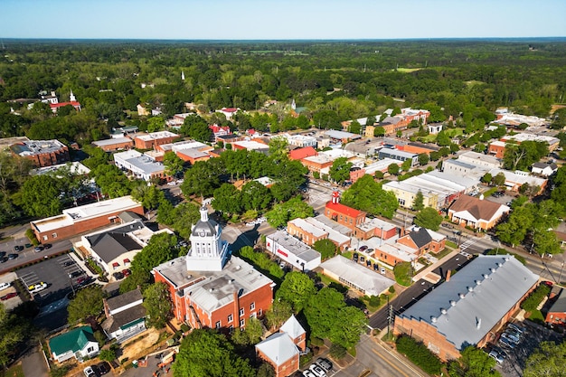 Photo madison, en géorgie, aux états-unis