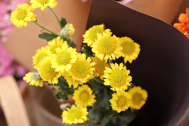 magasin de fleurs de rue en corée