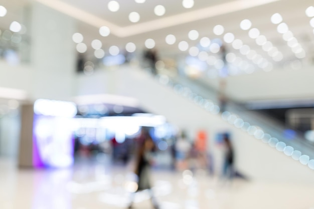 magasin flou fond avec bokeh