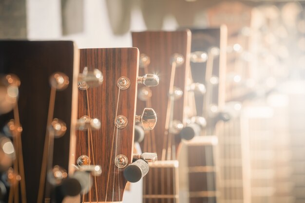 Photo magasin de guitares