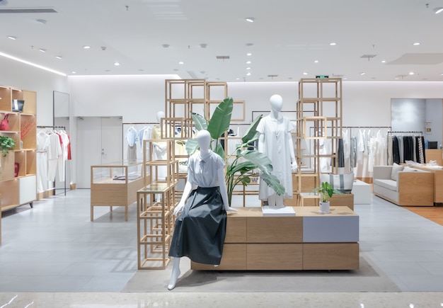 Magasin de mode pour femmes dans le centre commercial