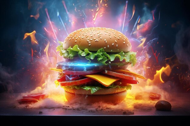 La magie du cheeseburger