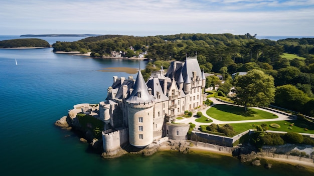 Magnifique château proche de l'eau et de la verdure