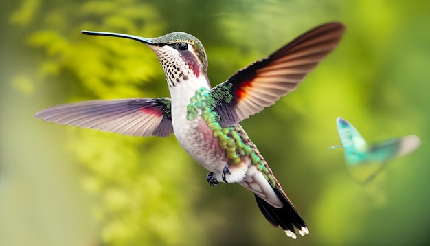 Un magnifique colibri qui vole