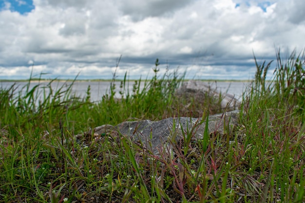 Photo la magnifique côte de la volga