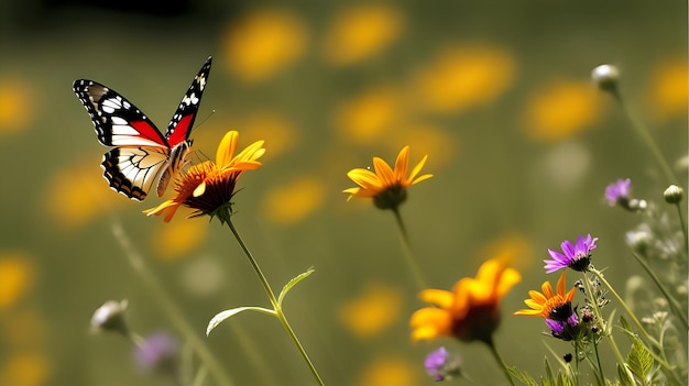 Un magnifique coup de papillon.