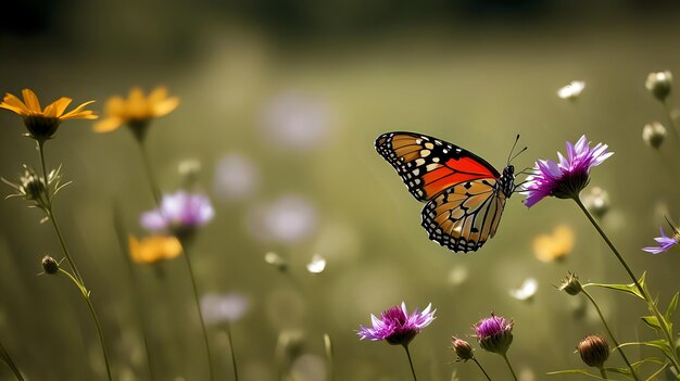 Un magnifique coup de papillon.