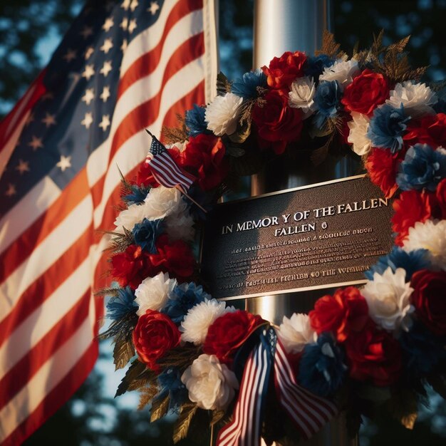 Photo ce magnifique dessin est fait pour divers événements américains comme le memorial day.