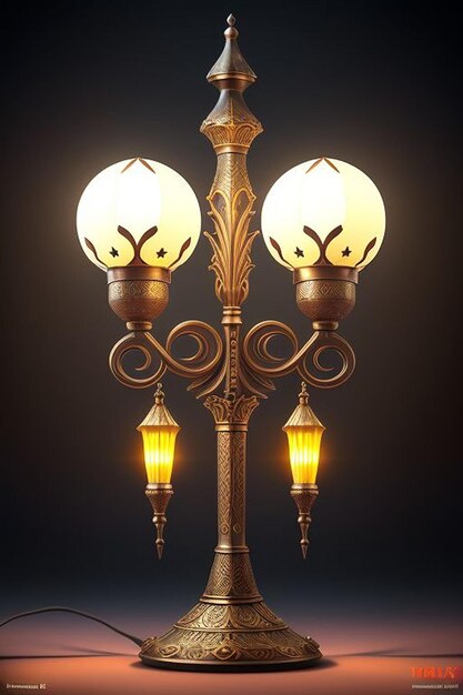 Une magnifique lampe du Moyen Âge