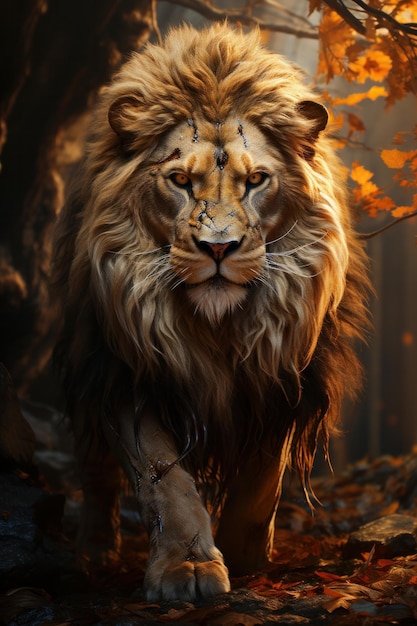 magnifique lion