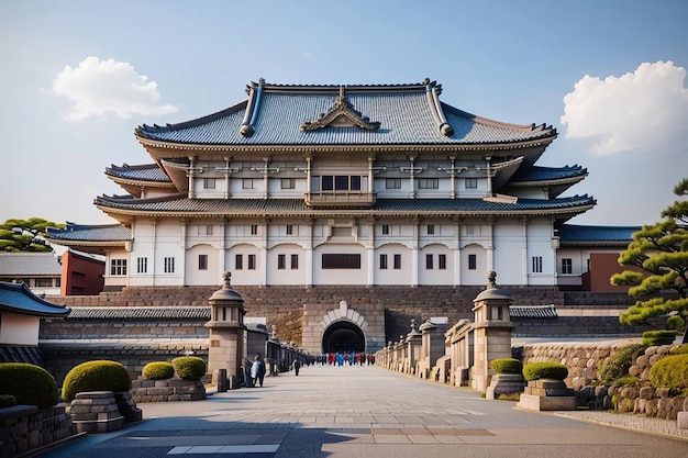 Photo le magnifique palais impérial de tokyo