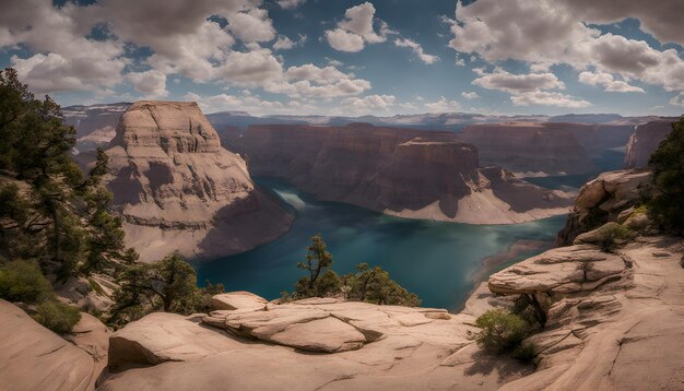 Magnifique paysage de canyons