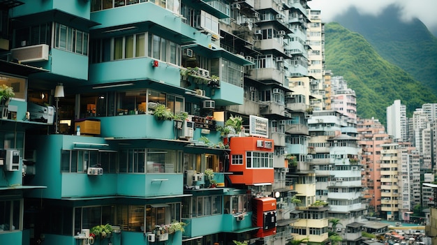 Un magnifique paysage urbain futuriste