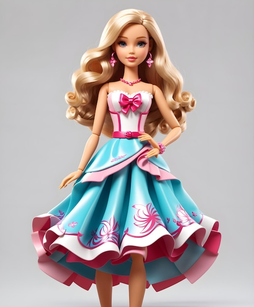 magnifique personnage de princesse Barbie