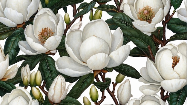 Les magnolia en pleine floraison