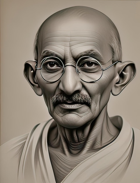 Mahatma Gandhi, le combattant de la liberté indien, 2 octobre