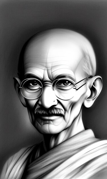 Mahatma Gandhi combattant de la liberté indien 2 octobre