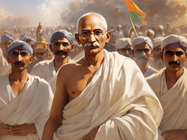 Mahatma Gandhi, combattant de la liberté indienne, 2 octobre