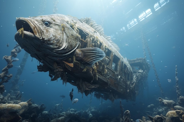 Maidenfish sur les épaves