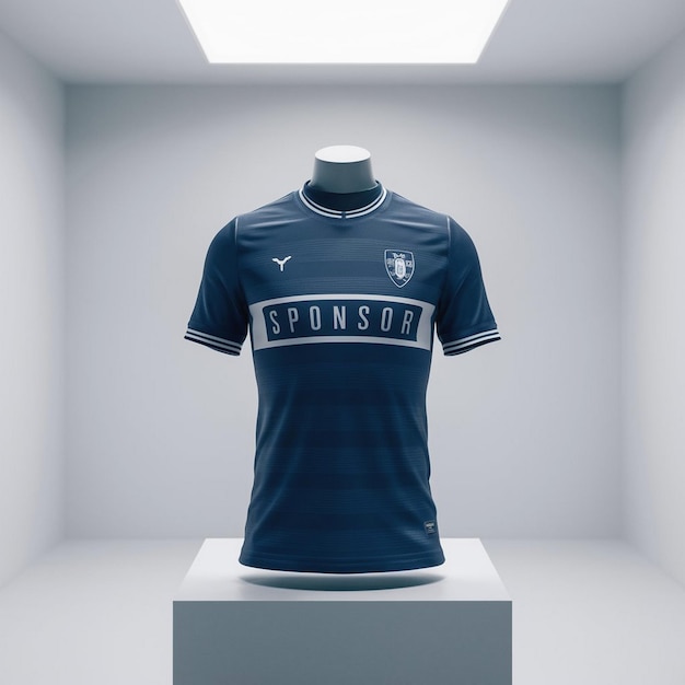 un maillot bleu avec le mot ut dessus