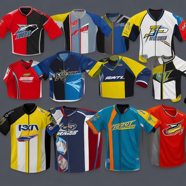 Photo maillots de sport vectoriels, maillots de course, maillot de course