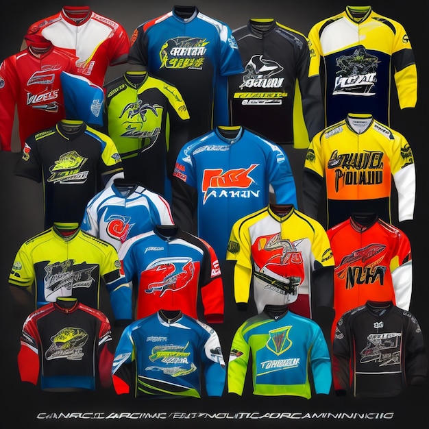 Photo maillots de sport vectoriels maillots de course maillots de course maillots de course