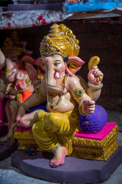 Main du dieu hindou Ganesha pendant le festival