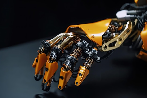 Main robotique personnalisée avec outil pour la préhension et les travaux délicats