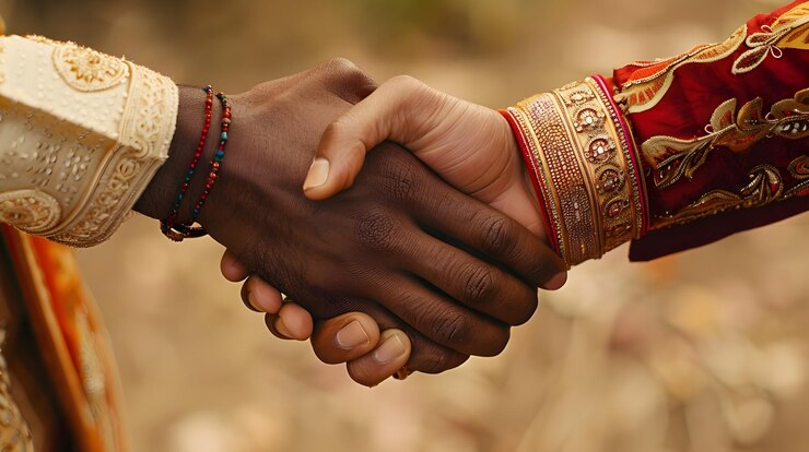 Photo des mains d'une femme et d'un homme se tenant par la main