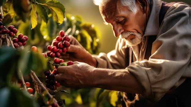 Les mains des gens tenant des tasses de café Créé avec la technologie Generative AI