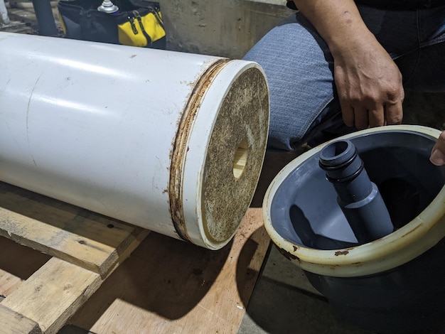 Maintenance du dérapage de la membrane d'ultrafiltration de l'eau d'inspection