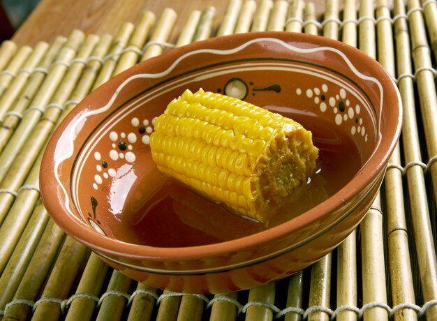 Maïs au curry de noix de coco - Galey iyo Qumbo.apéritif en Somalie. Cuisine africaine