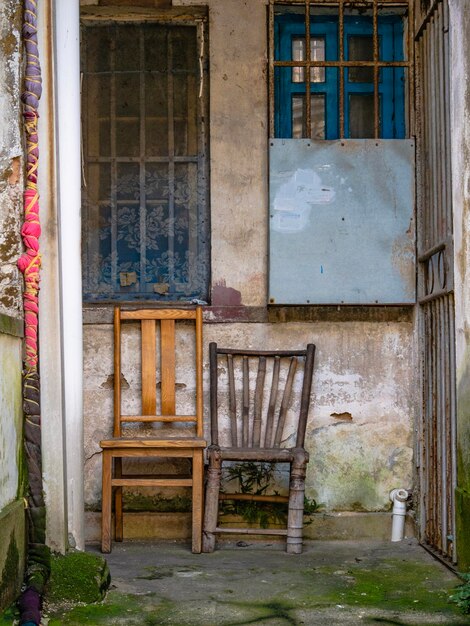 Photo une maison abandonnée.