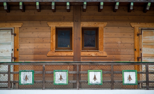 Maison en bois des Alpes françaises