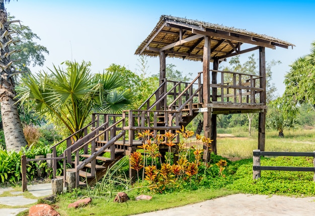 Maison en bois pour vue