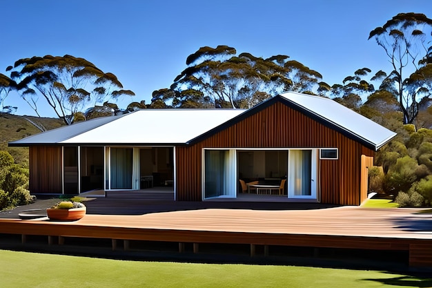 Maison de campagne luxueuse en bois