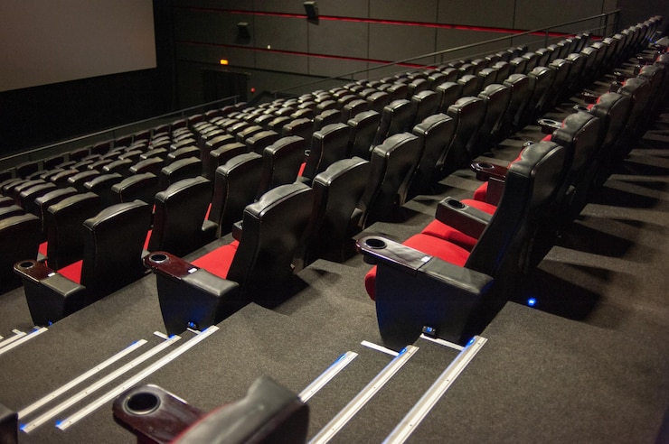 Photo la maison de cinéma inside mock up