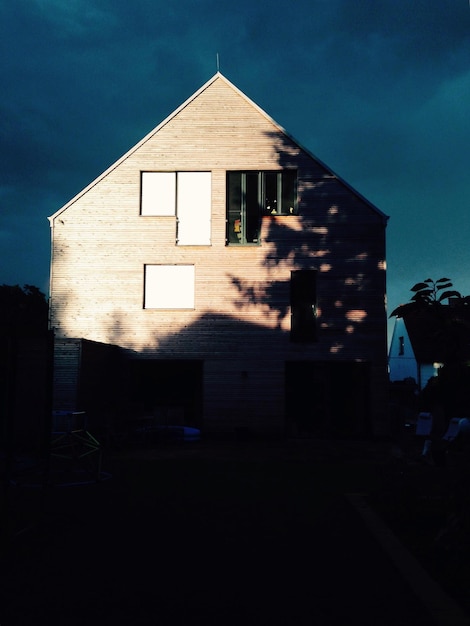 Photo la maison contre le ciel