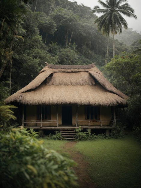 maison dans la jungle