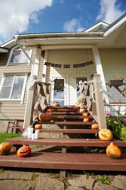 Maison décorée pour Halloween