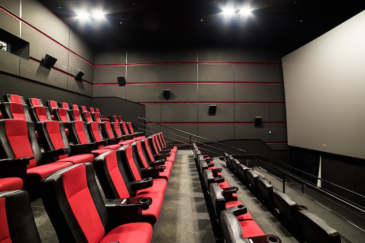 Photo la maison du cinéma. à l'intérieur
