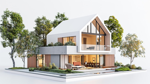 la maison est conçue par personne