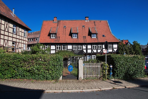 Maison Fachwerk dans la ville de Goslar, Allemagne