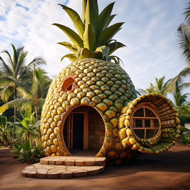 maison faite d'ananas