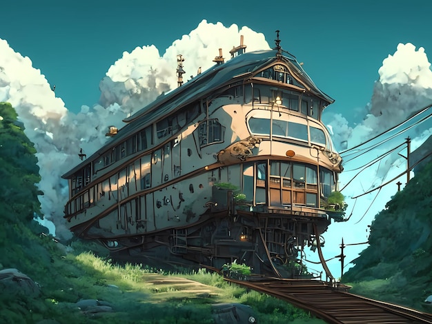 maison fantastique studio style ghibli